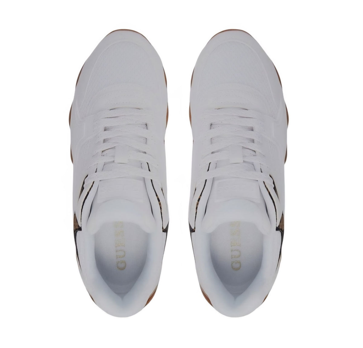 SNEAKERS DONNA GUESS MOD.MAZZY FLTMZZELE12 WHITE BROWN