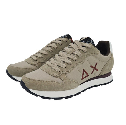 SNEAKERS UOMO SUN 68 TOM SOLID Z46101 BEIGE SCURO