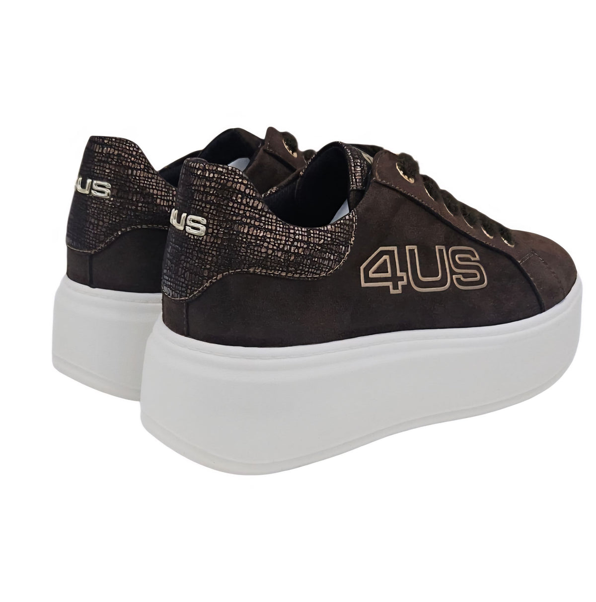 sneakers donna 4us paciotti 4BX254 BROWN