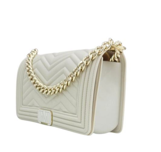 FLAT WAVE M TURTLEDOVE LIGHT GOLD - BORSA - MARC ELLIS