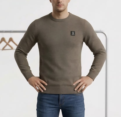 MAGLIA Uomo Refrigue R4050M262 CREWNECK ICON BROWN