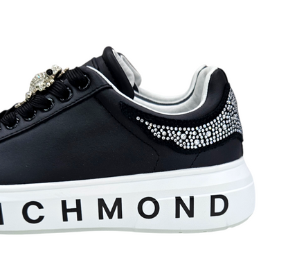 30923 E ACTION LEATHER BLACK - Scarpe - John Richmond