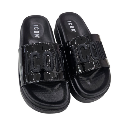IC03859TD NERO - PANTOFOLA - ICON