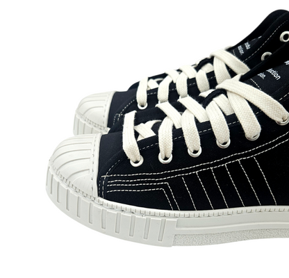 YOUCAUGHT  ALTO CANVAS NERO - Scarpe - F09