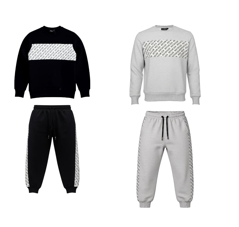 ZM216 NERO GRIGIO - TUTA - RUZ MULLER