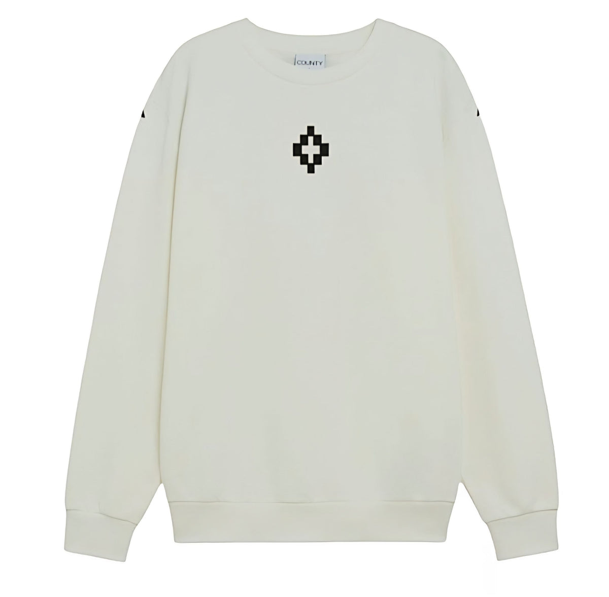 Felpe Uomo COUNTY OF MILAN F6CMMASW010 BIANCO