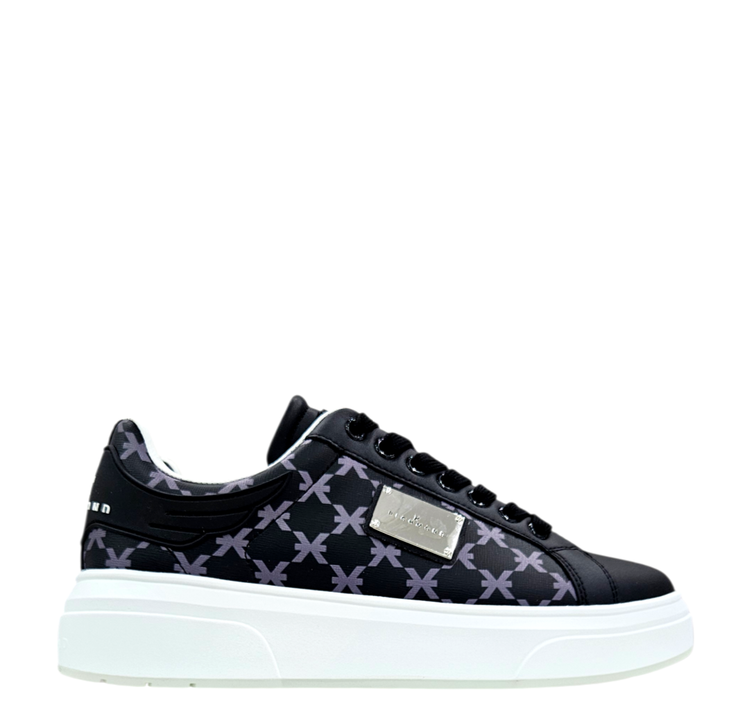 31019 C ACTION LEATHER BLACK - Scarpe - John Richmond