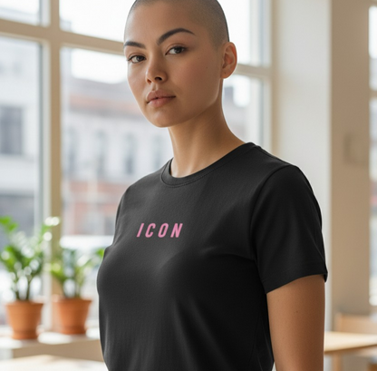 IDT002 ADERENTE NERO FUXIA - T-Shirt e Polo - ICON