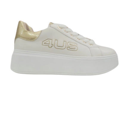 sneakers donna 4us paciotti 4BX254 BEIGE
