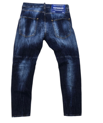 ENGLAND BIKER BLU - JEANS - G2 FIRENZE