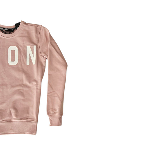 ICDF2W6F005 FELPA DONNA GIROCOLLO ROSA - FELPA - ICON