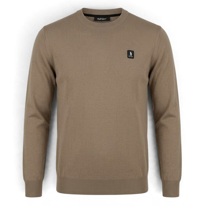 MAGLIA Uomo Refrigue R4050M262 CREWNECK ICON TAUPE
