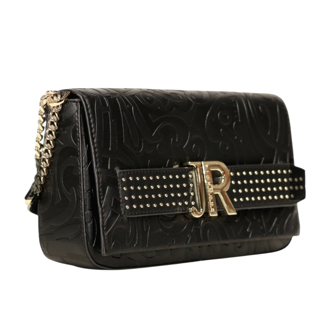 SHOULDER BAG RWA25189BO 9L BLACK GOLD - Borse - John Richmond