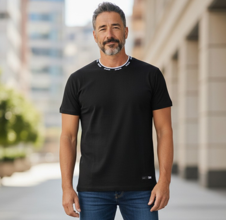 SS26300 NERO - T-Shirt e Polo - DROPSEASON2