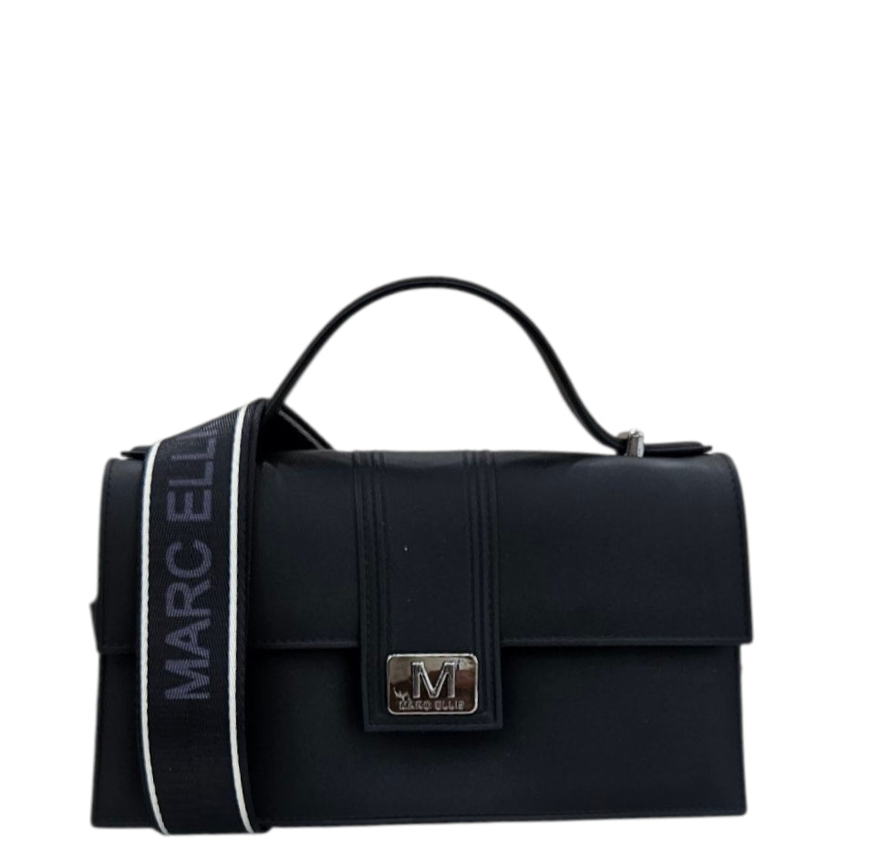 FLAT ARROW M BLACK CDF - BORSA - MARC ELLIS