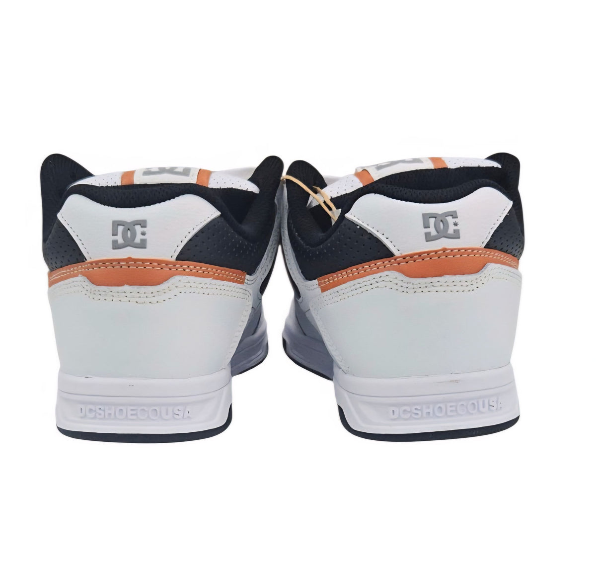 SNEAKERS UOMO DCSHOECOUSA STAG 320188 WHITE BLACK