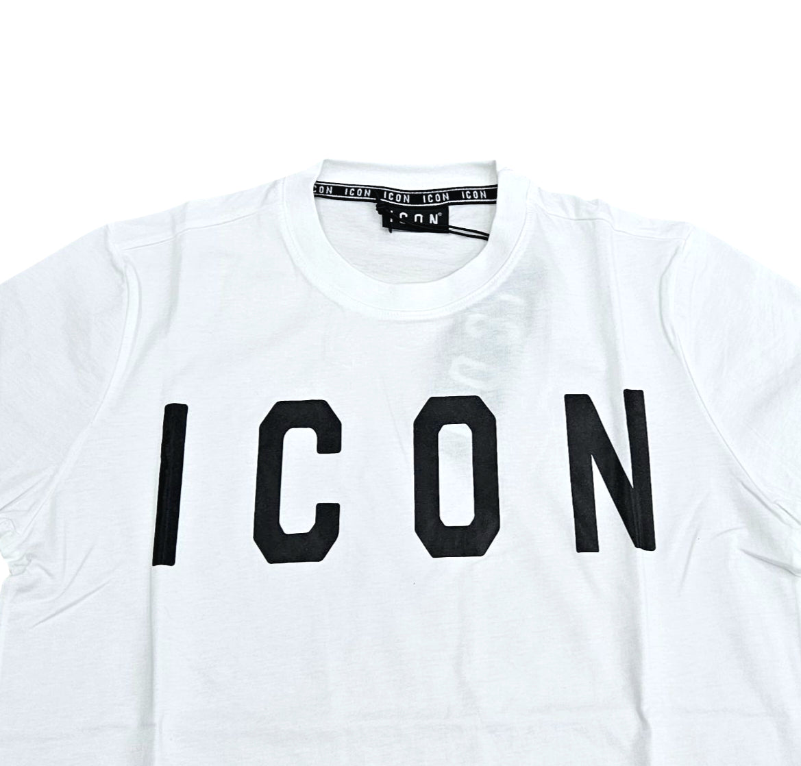 ICUF2W6T001 SHIRT UOMO GIROCOLLO BIANCO - T-Shirt e Polo - ICON
