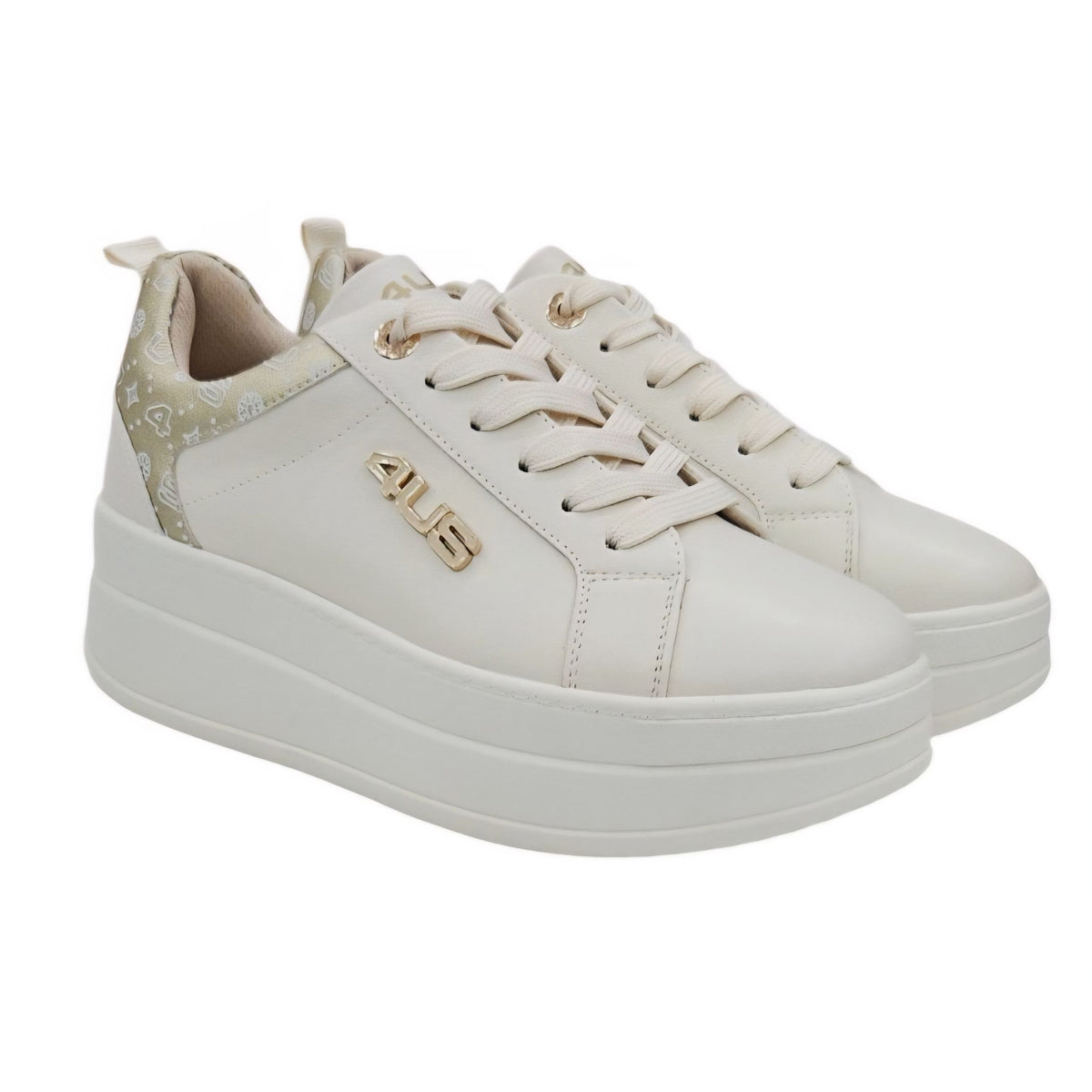 SNEAKERS DONNA 4US PACIOTTI 4BX258 BEIGE