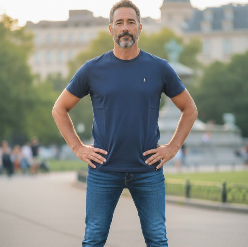 R4529M261 MARINE - T-Shirt e Polo - Refrigue