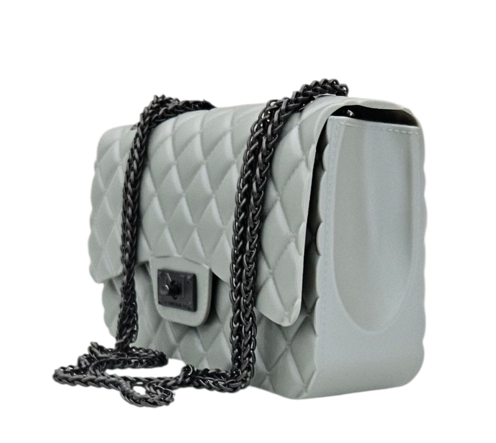 FLAT FALCON M SHOULDER BAG GREY BLOCK BRUSH CDF - BORSA - MARC ELLIS