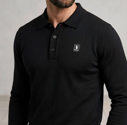 MAGLIA Uomo Refrigue R5010M262 POLO KNIT ICON BLACK