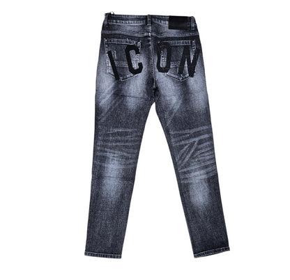 ICUF2W6D006 JEANS UOMO NERO - JEANS - ICON