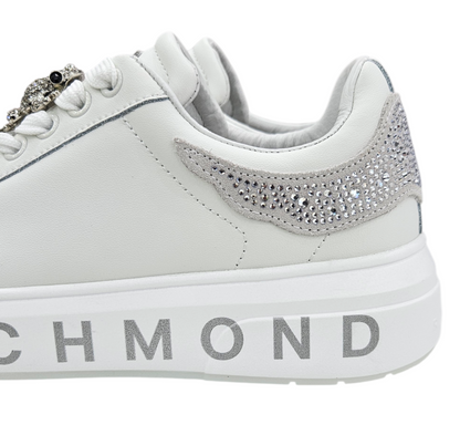 30923 A ACTION LEATHER WHITE - Scarpe - John Richmond