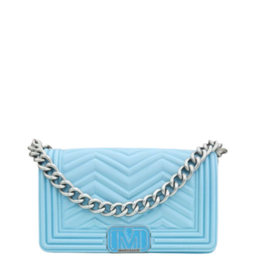 FLAT WAVE S CIELO SATIN SILVER - BORSA - MARC ELLIS