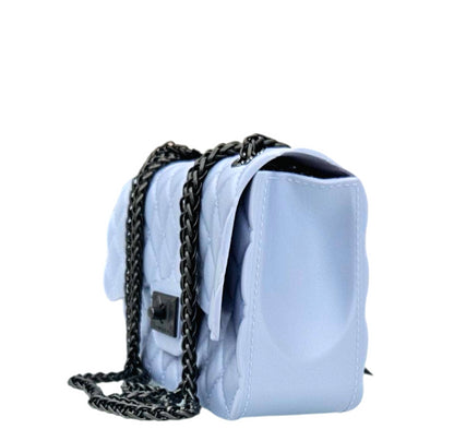 FLAT FALCON S SHOULDER BAG ZEN BLUE BRUSH CDF - BORSA - MARC ELLIS