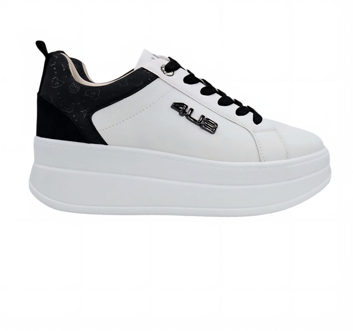 SNEAKERS DONNA 4US PAQCIOTTI 4BX258 WHITE BLACK