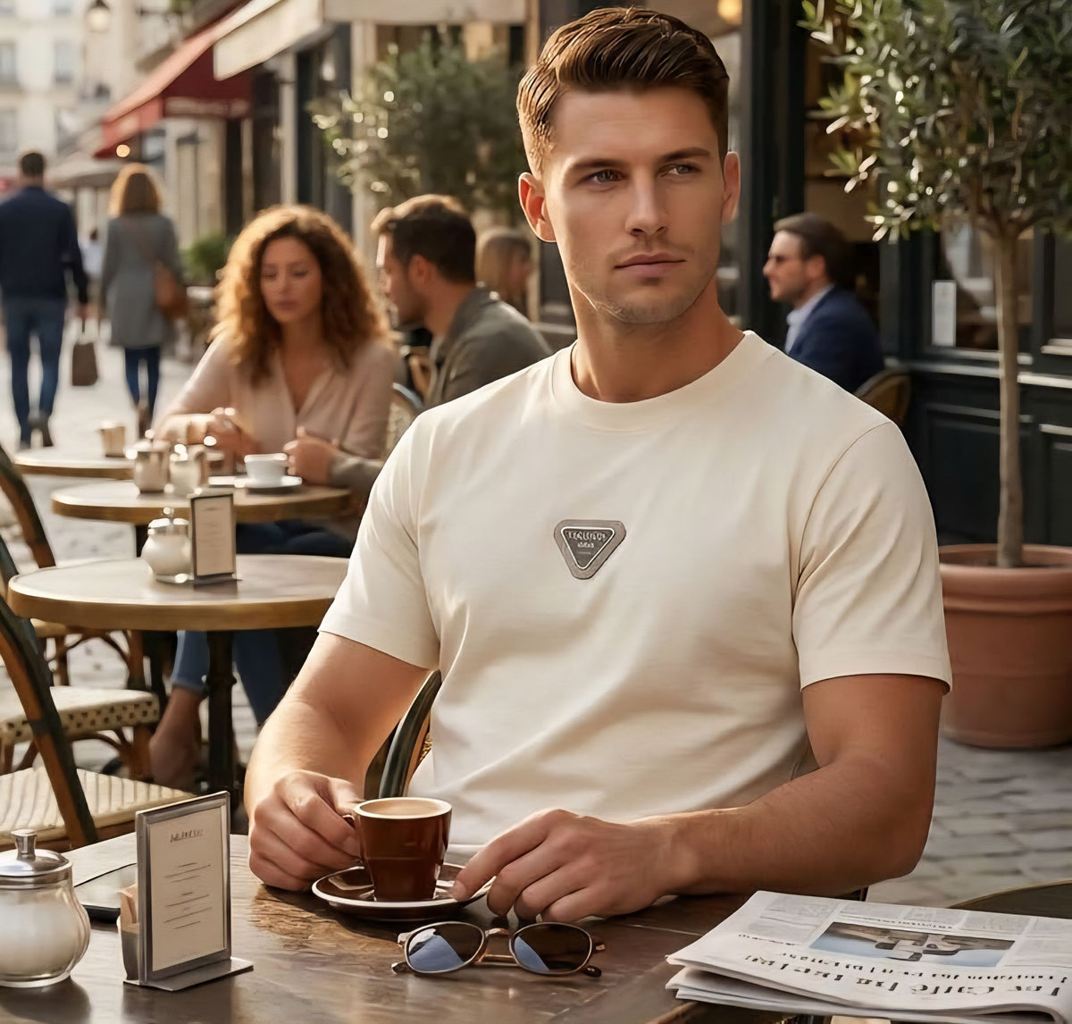 SHIRT Uomo M9P M9M2989 BEIGE