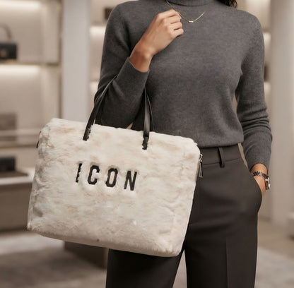 Borse  ICON ICBS48A01 BABE AVORIO