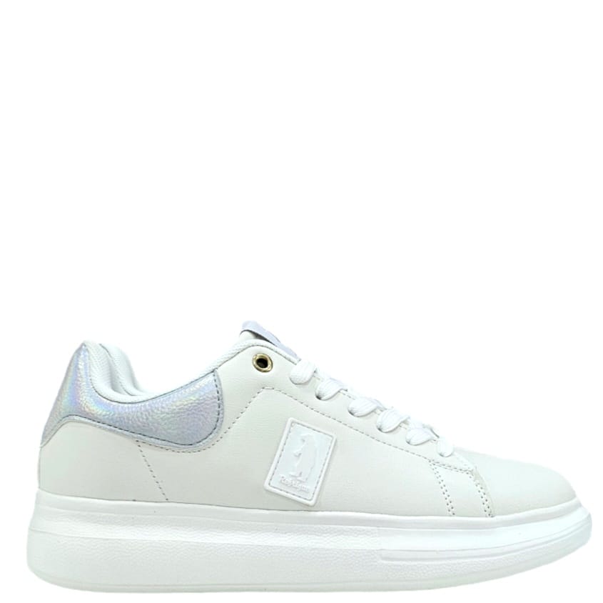 SNEAKERS DONNA OLYMPIC 105 W WHITE SILVER MQ Refrigue walkingon